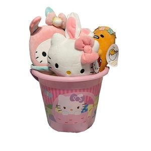 Sanrio Hello Kitty & Gudetama Easter Plushies Bundle